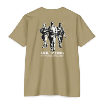 Savage Operators - Delta Accounting Department Tactical Operator Tee - Savage Operators Tactical Tee | T-Shirt | Savage Operators Clothing | Patriotic Apparel | Military Humor | High Quality CVC Light Olive
