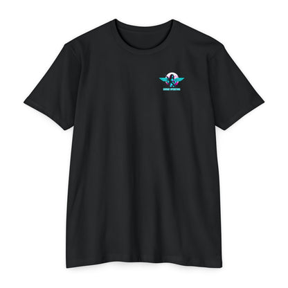 SavOps Retro Angel Operator Vibes T-Shirt - Savage Operators Tactical Tee | T-Shirt | Savage Operators Clothing | Patriotic Apparel | Military Humor | High Quality Heather Forest Green