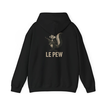 Skunk 'Le Pew' Graphic Hoodie — Funny Retro Animal Streetwear - Savage Operators Tactical Tee | Hoodie | Savage Operators Clothing | Patriotic Apparel | Military Humor | High Quality S