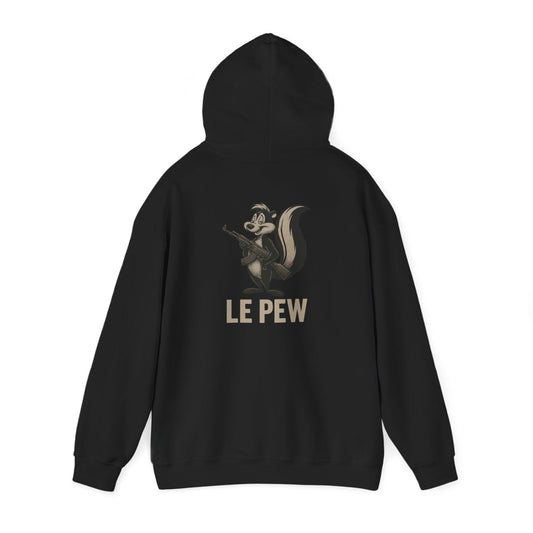 Skunk 'Le Pew' Graphic Hoodie — Funny Retro Animal Streetwear - Savage Operators Tactical Tee | Hoodie | Savage Operators Clothing | Patriotic Apparel | Military Humor | High Quality S