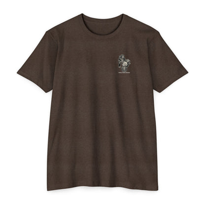 Tactical Ape Grenade Shirt – Savage Operators Back Print Graphic Tee - Savage Operators Tactical Tee | T-Shirt | Savage Operators Clothing | Patriotic Apparel | Military Humor | High Quality CVC Stone Gray