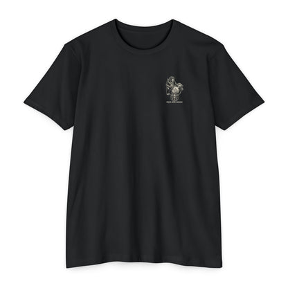 Tactical Ape Grenade Shirt – Savage Operators Back Print Graphic Tee - Savage Operators Tactical Tee | T-Shirt | Savage Operators Clothing | Patriotic Apparel | Military Humor | High Quality CVC Stone Gray