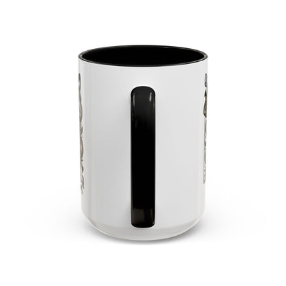 Tattooed Queen of spades Accent Coffee Mug — Savops Pin - Up Art - Savage Operators Tactical Tee | Mug | Savage Operators Clothing | Patriotic Apparel | Military Humor | High Quality 15oz