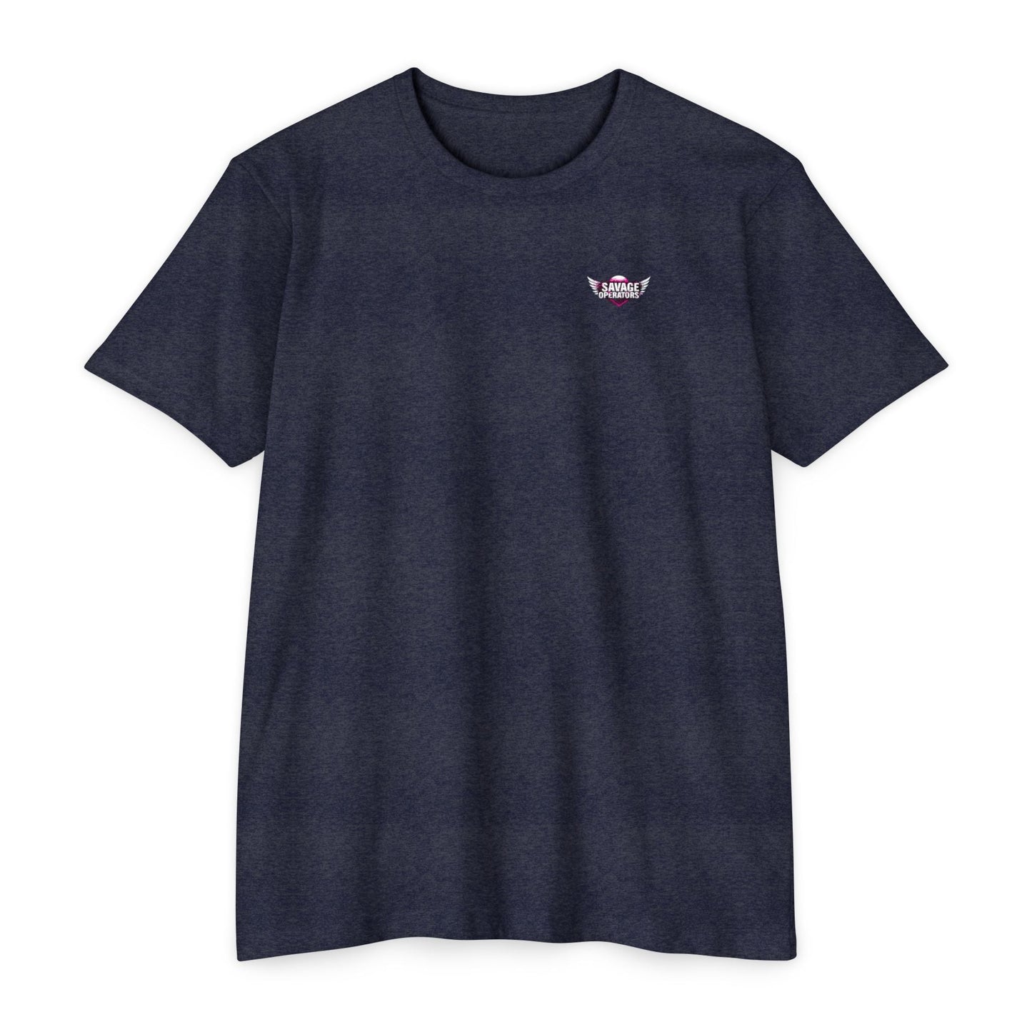 The Streets Made Me Hard - Bare that Dont Care Patriotic Tee Back Print - Savage Operators Tactical Tee | T-Shirt | Savage Operators Clothing | Patriotic Apparel | Military Humor | High Quality CVC Midnight Navy