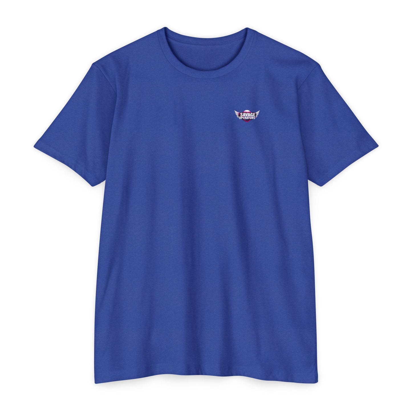 The Streets Made Me Hard - Bare that Dont Care Patriotic Tee Back Print - Savage Operators Tactical Tee | T-Shirt | Savage Operators Clothing | Patriotic Apparel | Military Humor | High Quality CVC Royal