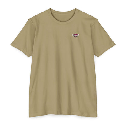 The Streets Made Me Hard - Bare that Dont Care Patriotic Tee Back Print - Savage Operators Tactical Tee | T-Shirt | Savage Operators Clothing | Patriotic Apparel | Military Humor | High Quality CVC Light Olive