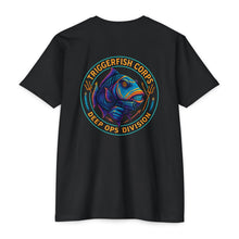 Triggerfish Corps Shirt - Deep Ops Division Tactical Fish - BACK PRINT